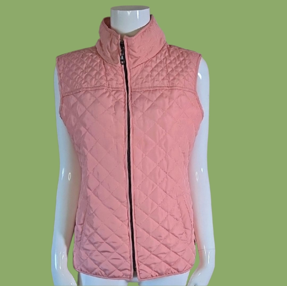 Pink Quilted Vest